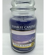NEW Yankee Candle SEASIDE HOLIDAY Scented 22 oz Large Jar Natural Extracts - £58.29 GBP