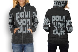 DJ Paul Van Dyk  Womens Graphic Zipper Hooded Hoodie - £27.36 GBP+