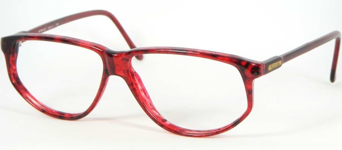 Vintage Lux de Morez Active 18 767 RED /BLACK EYEGLASSES FRAME 56-11-140... - $67.69