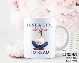 Bookworm Mug, Student Mug, Book Lover Gift, Reader Mug, Librarian Mug, College - £16.08 GBP