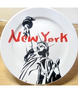 8&quot; New York Statue Of Liberty Pacific Island Creations Plate Salad or De... - $222.19 MXN