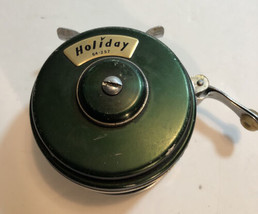 Vintage Holiday Fly Fishing Automatic Reel 64-257 Fold Handle Japan Working - £14.19 GBP