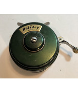 Vintage Holiday Fly Fishing Automatic Reel 64-257 Fold Handle Japan Working - $337.32 MXN