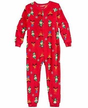 Family PJs Kids Elf One Piece Pajamas, Size 6–7 - £14.46 GBP