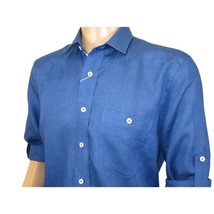 Men INSERCH premium Soft Linen Breathable 2pc Walking Leisure suit LS29116 Royal image 7