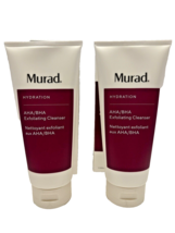 2 Murad Cleanser Hydration AHA/BHA Exfoliating 200ml / 6.75 fl oz Full Size NIB - £42.09 GBP