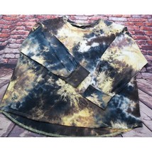 Umgee USA 2XL Tie-Dye Long Sleeve Top Cotton &amp; Spandex Blend Made In China - $404.33 MXN