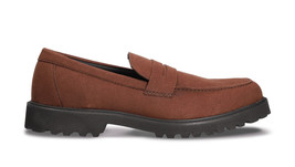 Vegane Schuhe Penny Loafer Mokassins aus Wildlederoptik nachhaltiges Mik... - $146.11