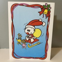 Vintage Sanrio 1976 Robby Rabbit Holiday Christmas Greeting Card - £10.18 GBP