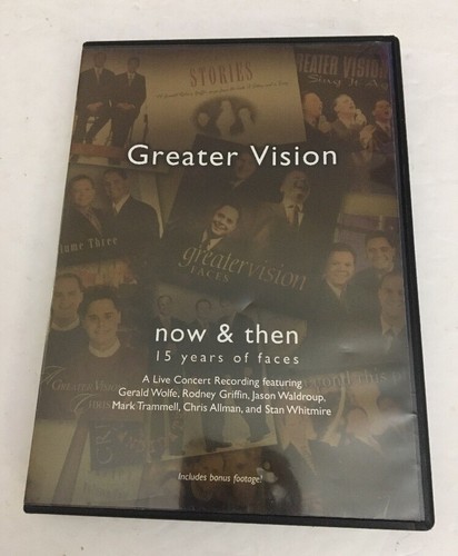 Greater Vision Jetzt &amp; Then : 15 Jahre Von Faces Dvd-Tested-Rare Vintage... - $24.62