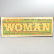 Kenneth Grooms Woman laminated lithograph Vintage 1980s  - $197.65