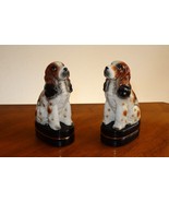 Vintage MCM Takahashi Cocker Spaniel Porcelain Bookends Pair 8&quot; - $82.00