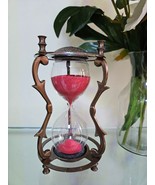 Antique Brass 5 minutes  Sandtimer nautical decor marine collectible Gift - $60.17 CAD