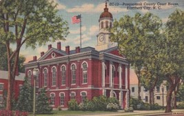 Pasquotank County Court House Elizabeth City North Carolina NC 1943 Postcard E04 - £2.86 GBP