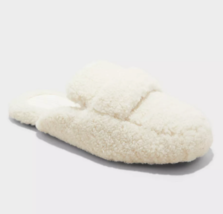 Auden Mujer Crema Blancuzco Astoria Imitación Borreguillo Mocasín Pantuf... - $188.74 MXN