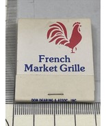 Vintage Matchbook Cover  French Market Grill restaurant Augusta GA  gmg ... - £9.75 GBP