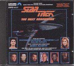 Star Trek: The Next Generation Tv Soundtrack Cd Volume 3 Gnpd 8031 New Sealed - £11.39 GBP