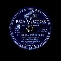 RCA VICTOR - 78 rpm Record - Little Red Riding Hood/The Gingerbread Boy - £3.92 GBP