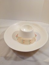 Vintage Treasure Craft Sombrero Shaped Chip and Dip Bowl 1980&#39;s MCM - £24.00 GBP
