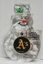 Oakland A&#39;s Snowman Ornament - MLB - $231.97 MXN