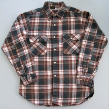 Big Yank Early Men&#39;s Medium Weight Cotton Flannel Shirt Size Small - $19.50