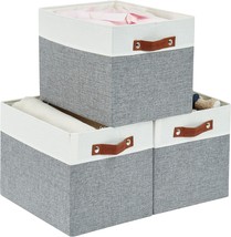 Decomomo Cubby Storage Bins | 13X15X13Inch Fabric Storage Cubes For Kallax, 3P). - £34.29 GBP