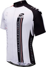Men&#39;S Full Zipper Bicycle Jacket With Pockets, Short Sleeve Biking Shirt... - £36.04 GBP