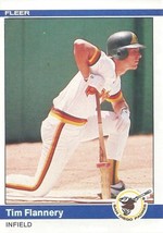 1984 Fleer Tim Flannery 299 Padres - £0.75 GBP