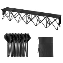 VEVOR Folding Bench, 6 Seat Bench with Side Pockets, 600D Oxford Fabric,... - €48,33 EUR