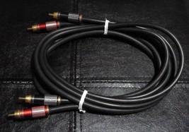 1 PAIR PARTS EXPRESS 6FT PREMIUM OFC GOLD RCA/INTERCONNECTS/ALUMINUM SUP... - $15.99