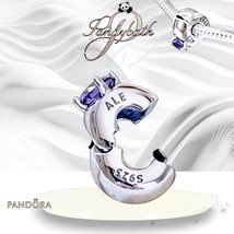 PANDORA  Purple Round Solitaire Clip  (Retired) 799204C02 US SELLER - $626.71 MXN