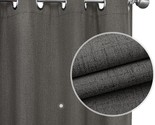 Joydeco 100% Blackout Linen Curtains 108 Inches Long 2 Panels, Thermal, ... - $60.95