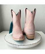 Lane LEXINGTON Womens Cowboy Bootie 5 Pink Western Cowgirl Short Ankle B... - $333.10 CAD