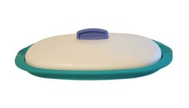 Tupperware 3190C Legacy 1 3/4 Cup Oval MicrowaveServing Dish &amp; 3184C Lid EUC! - £12.73 GBP