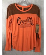 Oregon State Beavers Long Sleeve Top Cotton Rayon by Blue 84 Tee NEW SZ S - $38.18 CAD