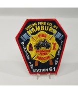 Vintage Hamburg Windsor Tilden TWP Station 61 Fire Department 3.75&quot;x4&quot; P... - $16.71