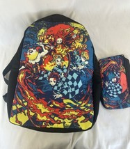 3Pcs Anime Demon Slayer Kids Backpack With Lunch Bag - £17.10 GBP