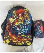 3Pcs Anime Demon Slayer Kids Backpack With Lunch Bag - £16.79 GBP