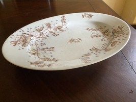 Antique Porcelain Oval Footed Platter - £11.35 GBP