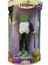 Muppets KERMIT THE FROG 12&quot; Porcelain Doll Brass Key Celebrating 25 Years  2006 - £45.80 GBP