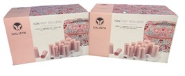 2 SETS Calista Tools Ion Hot Rollers 12 -1&quot; Short 1.25&quot; Medium Clips Sta... - $1,018.52 MXN