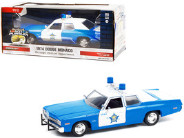 1974 Dodge Monaco Blue and White CPD &quot;Chicago Police Department&quot; (Illinois) &quot;Hot - £36.84 GBP