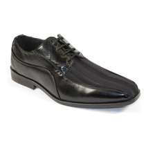 Mens AFTER MIDNIGHT Formal Stage Prom Award Tux shoes Satin 2 Tone 7925 Black image 7