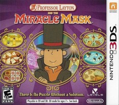 Professor Layton and the Miracle Mask - Nintendo 3DS  - £67.42 GBP