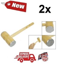 Meat Tenderiser Steak Kitchen Hammer Tenderizer Double Sided Pork Chicke... - $8.96