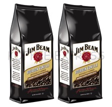 Jim Beam Bourbon Vanilla Bourbon Flavored Ground Coffee, 2 bags/12 oz each - £23.91 GBP