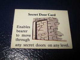1980 TSR D&amp;D: Dungeon Board Game Piece: Treasure 3rd Level Card- Secret ... - $1.00