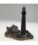 VTG 1998 HARBOUR LIGHTS Bolivar Point Lighthouse #422 Texas Figurine Statue - $19.75