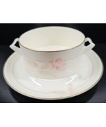 Mikasa With Love Gravy Boat &amp; Underplate Set Vintage Floral Serving Dish... - $78.87