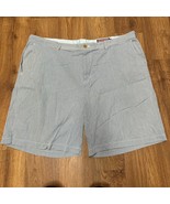 Vineyard Vines Mens Gray White Seersucker Flat Front 8.5&quot; Inseam Shorts ... - £23.67 GBP